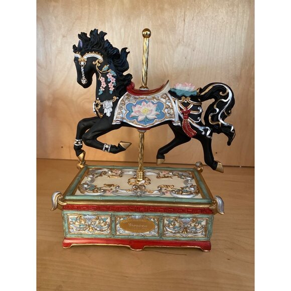 San Francisco Music Box Company Other - SF Music Box Co Chinoiserie Carousel Horse Ltd Ed Maureen Drdak Chariots of Fire